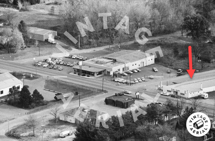 Bowl More - 1980 Aerial (newer photo)